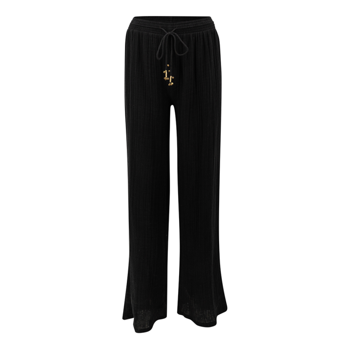 Black Breeze Wide Breeze Trousers