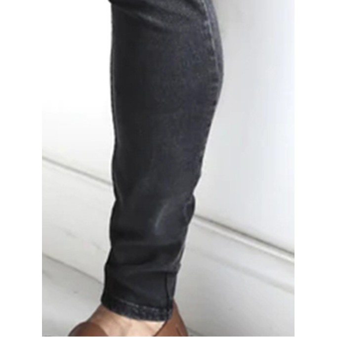 Black Stretch Twill Men's Pants