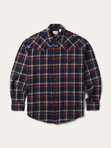 Men's Brushed Twill Plaid Shirt