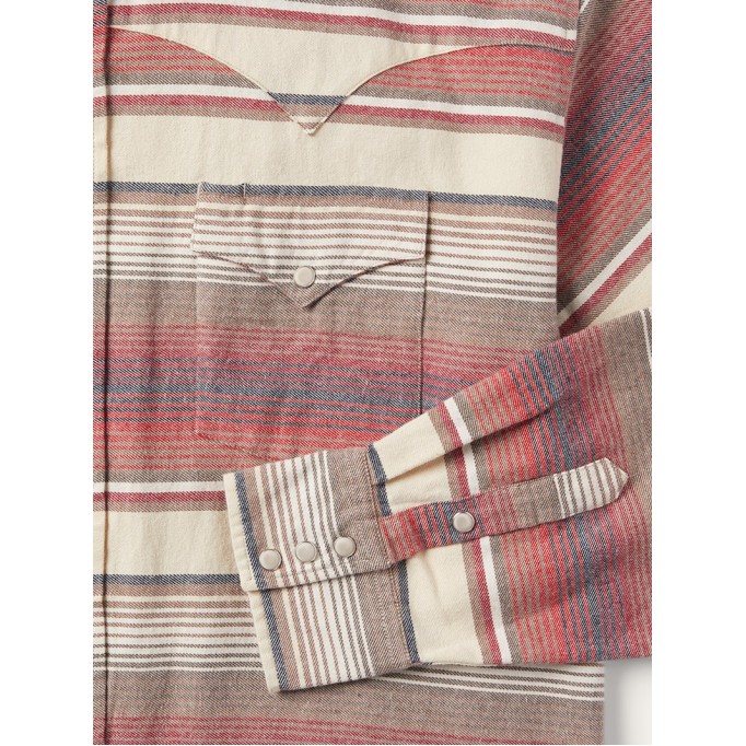 Brushed Twill Striped Shirt