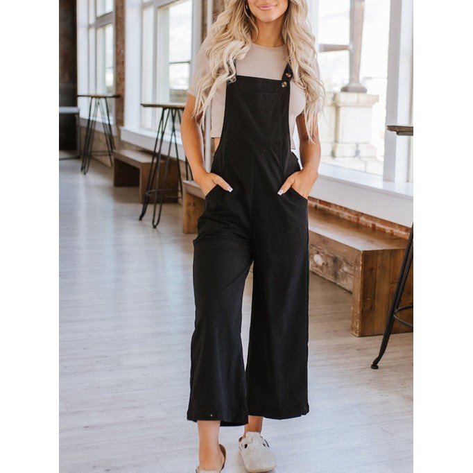 Corduroy Wide Leg Overall