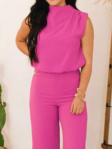 Elegant sleeveless jumpsuit for women