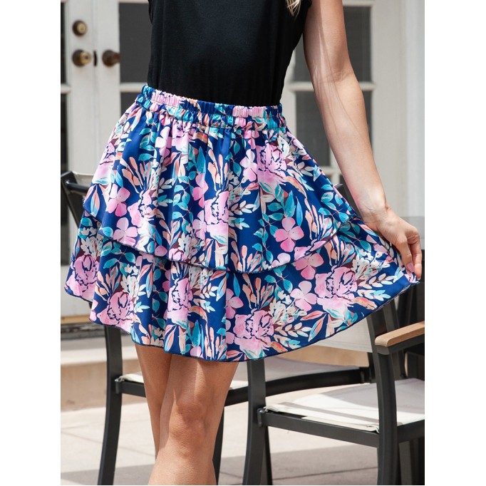 FLORAL SHEATH CASUAL SKIRTS