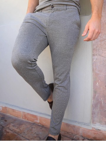 Grey Stretch Twill Men's Pants