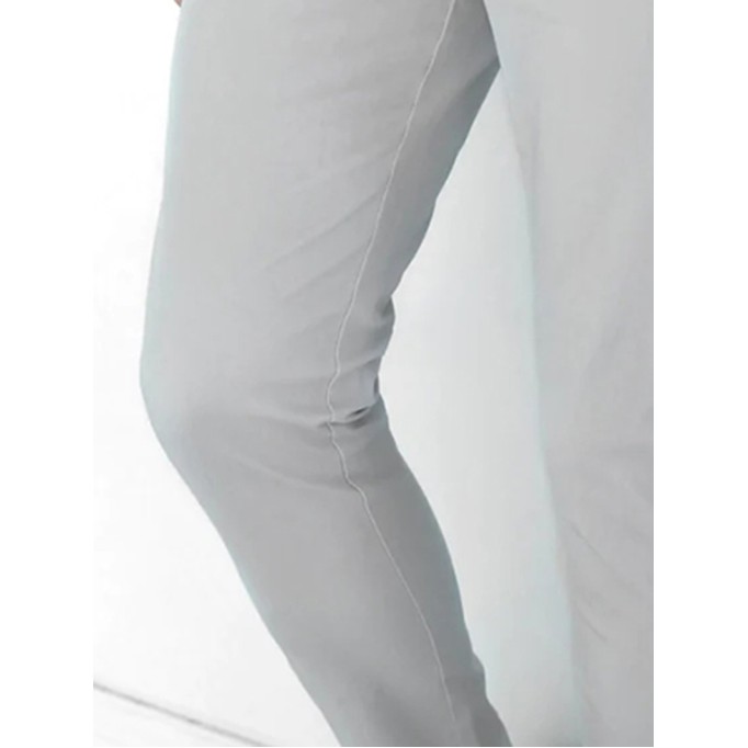 Grey Stretch Twill Men's Pants