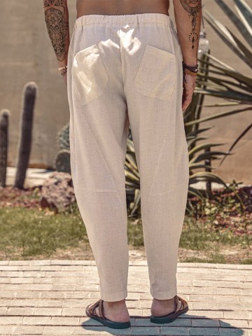 Linen Beach Pants - High Quality Fabric