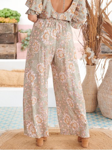 Loose Print Casual Breeze Trousers 2023