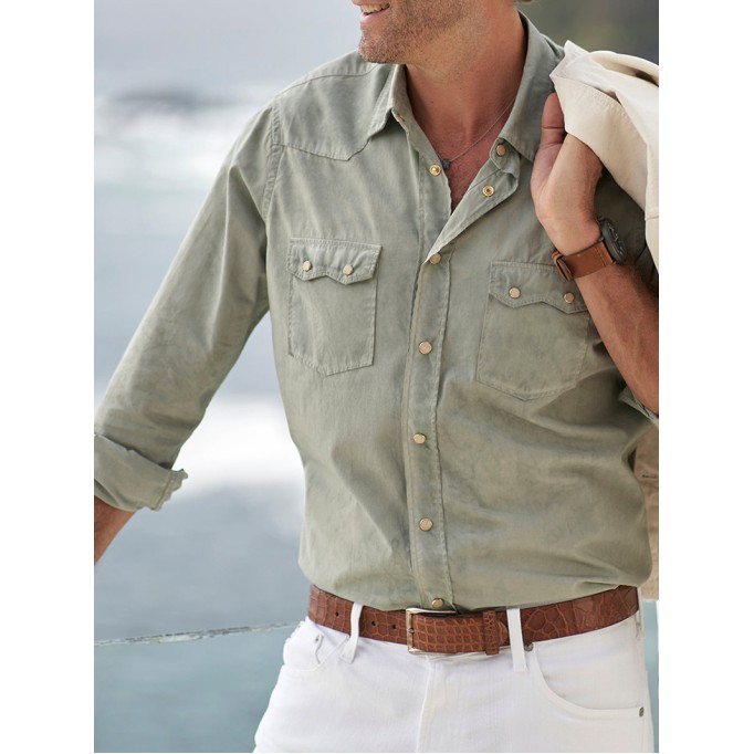 Men's Casual Outdoor Long Sleeve Shirts