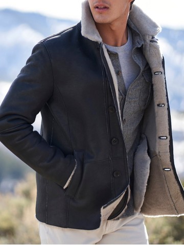 Men's Casual Oversized Coat Jacket