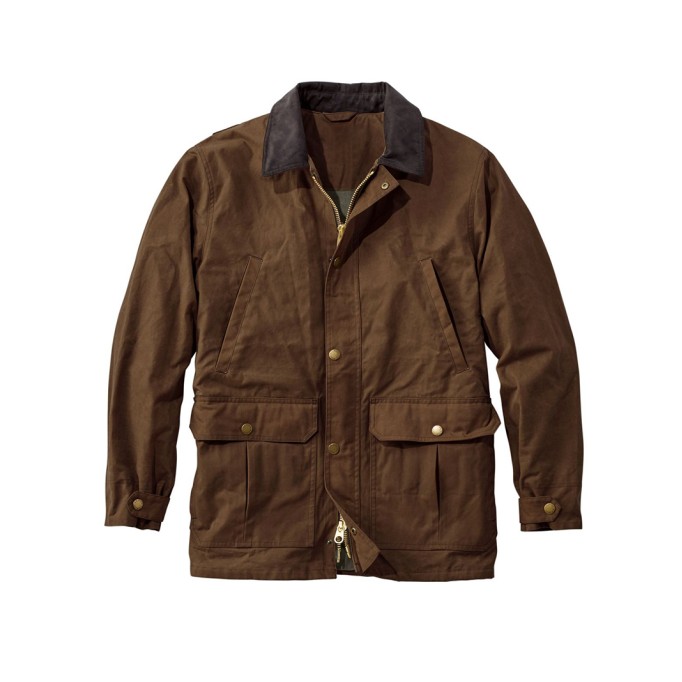 Men's Double L Waxed-Cotton Upland Coat