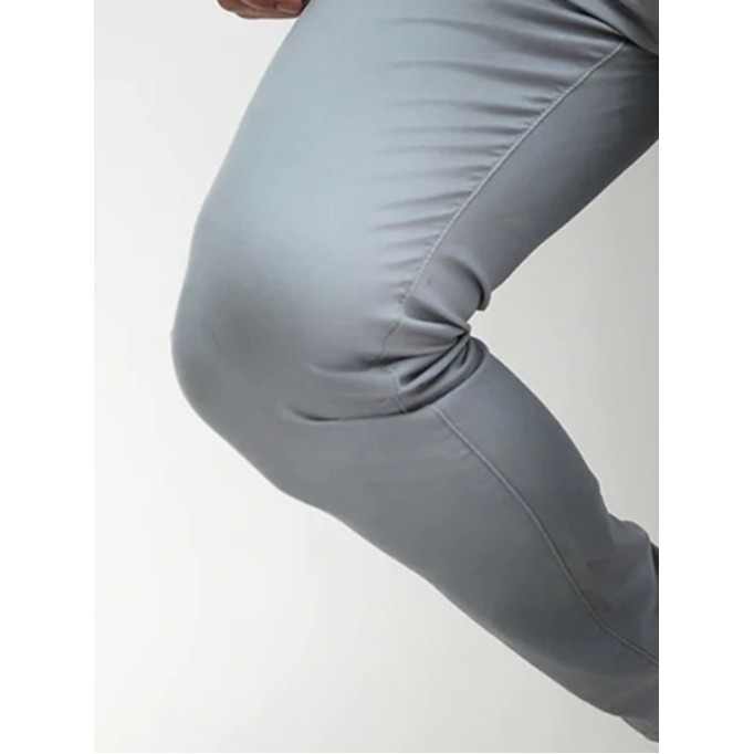 Men's Grey Stretch Twill Pants