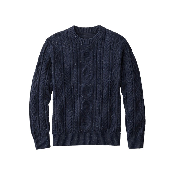 Men's soft cotton crew neck sweater