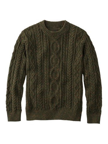 Men's soft cotton crew neck sweater