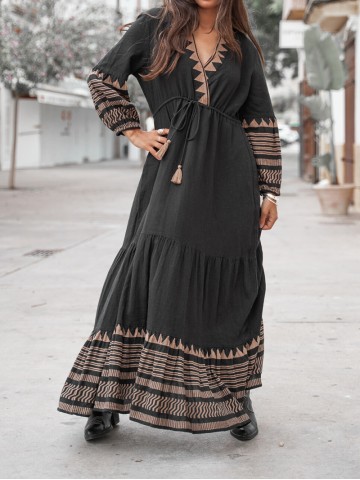 Vacation bohemian dress