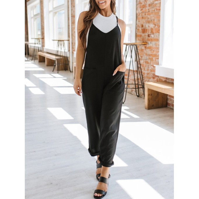 Woman's Straight Leg Jumpsuit