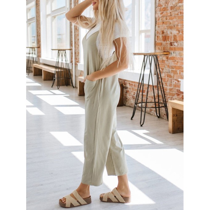 Woman's Straight Leg Jumpsuit