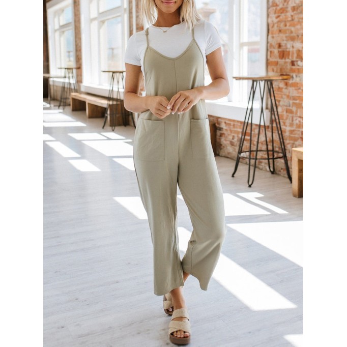 Woman's Straight Leg Jumpsuit