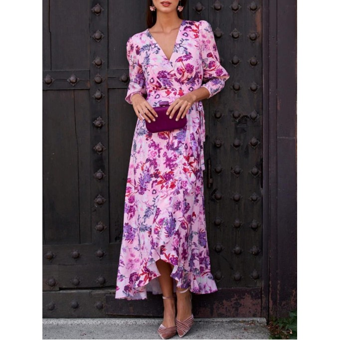 Women Casual Elegant Print Dress