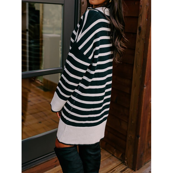 Women's Striped Sweater Dress